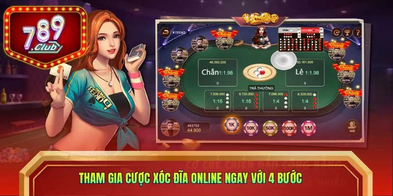 Tham gia cược xóc đĩa online ngay với 4 bước